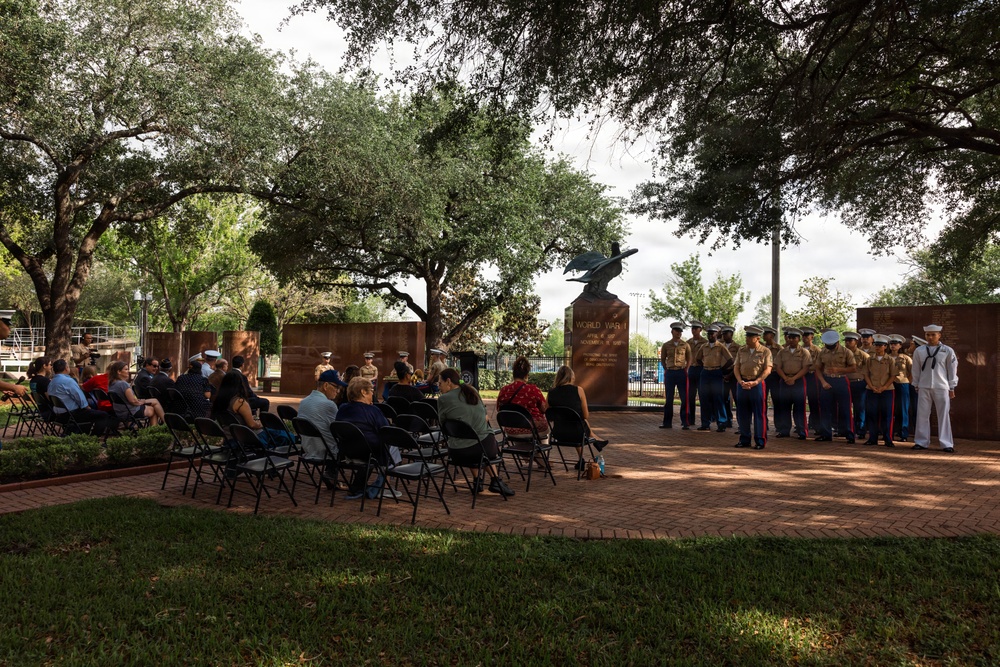 Houston Fleet Week Korean War Memorial Wreath Laying Ceremony