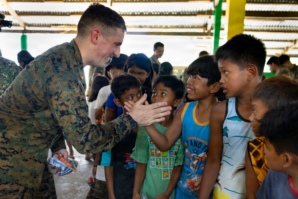 Balikatan 2026: U.S., Philippine service members participate in a Bundle of Joy ceremony