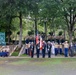 U.S. service members participate in wreath-laying ceremony during Fleet Week Houston