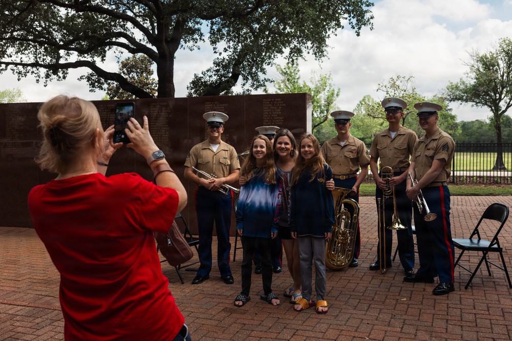 Houston Fleet Week Korean War Memorial Wreath Laying Ceremony