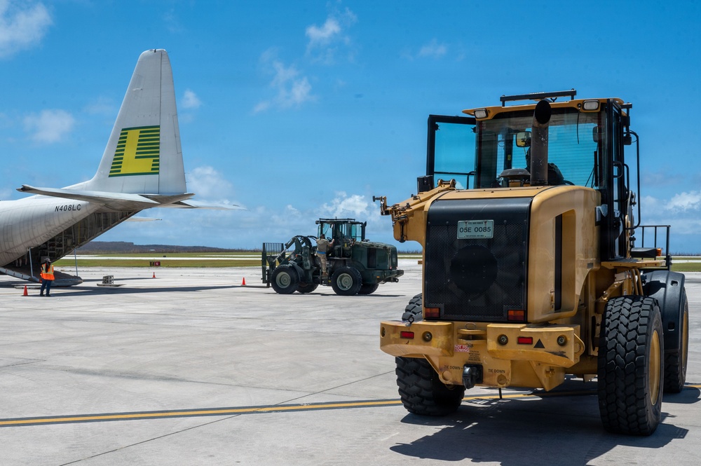 Relief arrives in Saipan as 36th CRS responds to Typhoon Sinlaku
