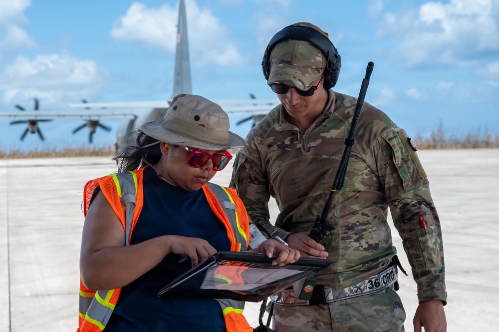 Relief arrives in Saipan as 36th CRS responds to Typhoon Sinlaku