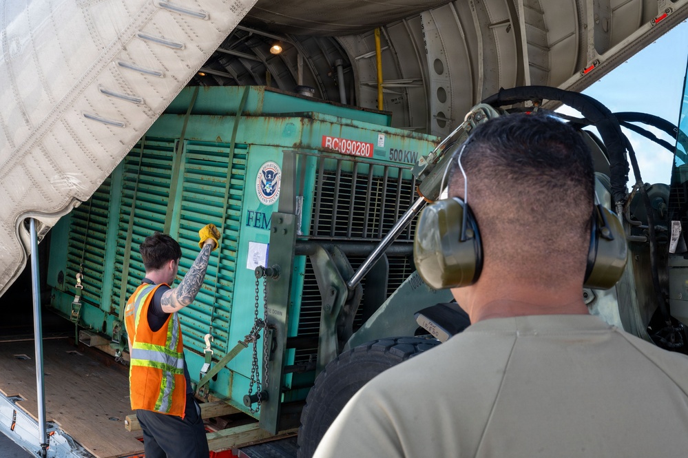 Relief arrives in Saipan as 36th CRS responds to Typhoon Sinlaku