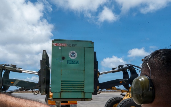 Relief arrives in Saipan as 36th CRS responds to Typhoon Sinlaku