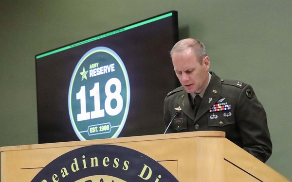 Army Reserve Birthday Ceremony Highlights 118 Years of Service and Sacrifice