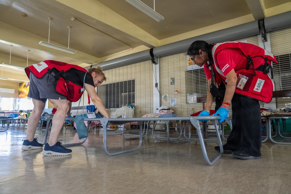 American Red Cross Shelter Operations Underway in Saipan