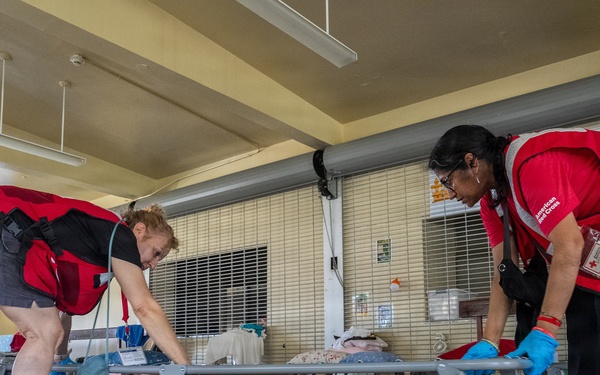 American Red Cross Shelter Operations Underway in Saipan
