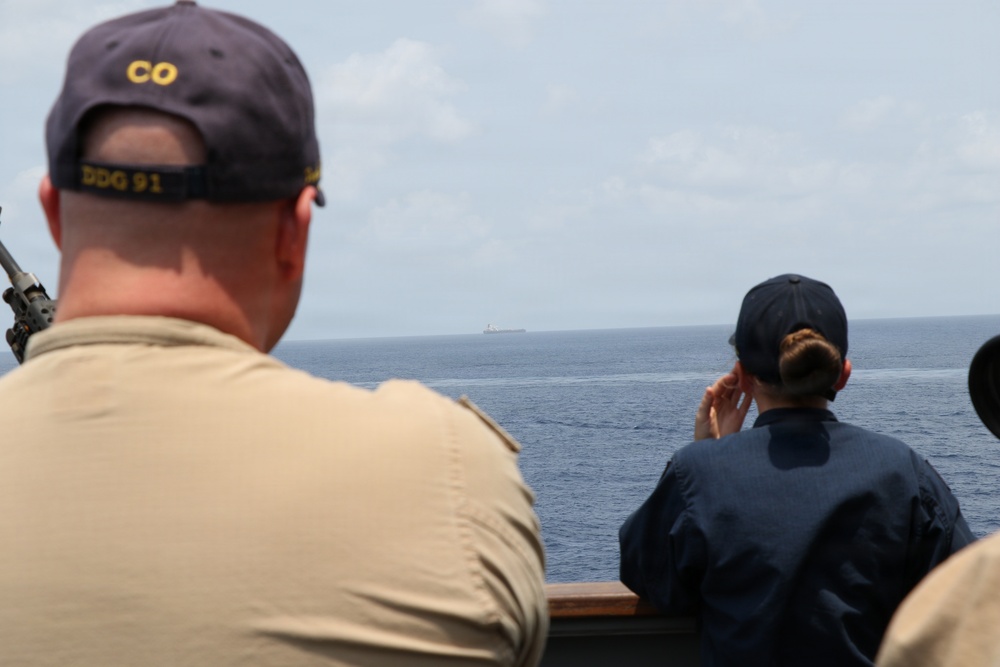 USS Pinckney conducts blockade operations