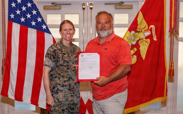 Civilian Quarterly Awards Ceremony 26/1