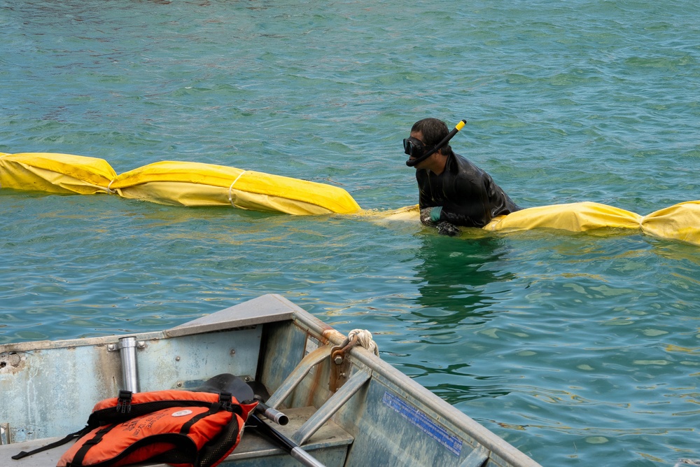 Sunken Boat Removed in Aftermath of Typhoon Sinlaku