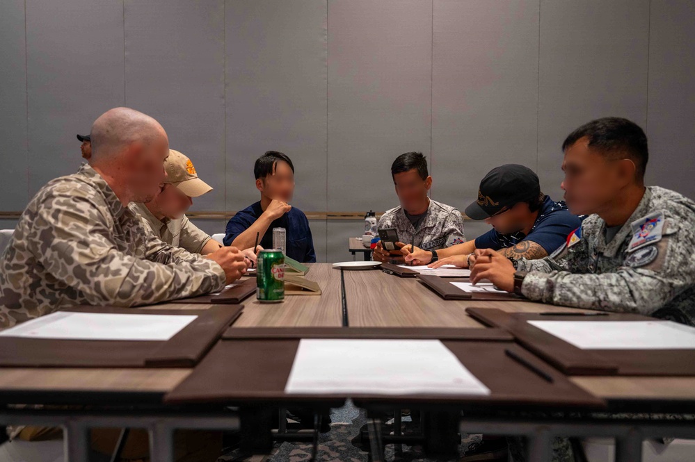 Balikatan 2026: Philippine Air Force members integrate with AFSOC Airmen for mission planning ahead of combined training