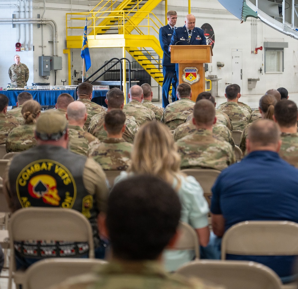 445th Maintenance Group hosts double change of command ceremony