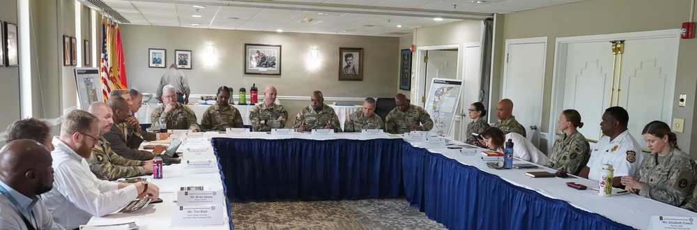 IMCOM Command Team Reviews Infrastructure, Recognizes Workforce during Visit to JBM-HH