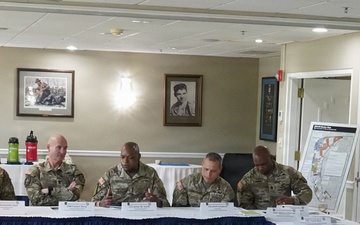 IMCOM Command Team Reviews Infrastructure, Recognizes Workforce during Visit to JBM-HH