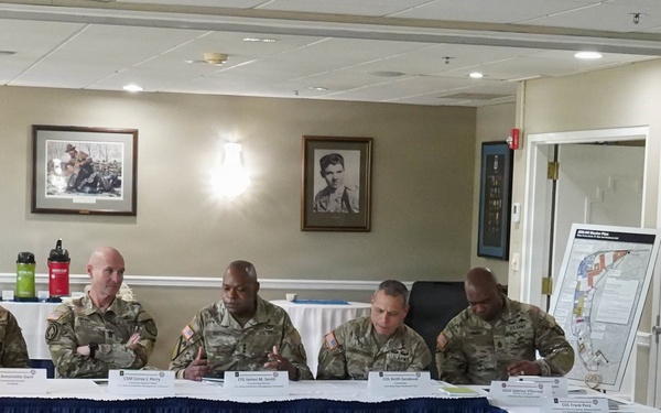 IMCOM Command Team Reviews Infrastructure, Recognizes Workforce during Visit to JBM-HH