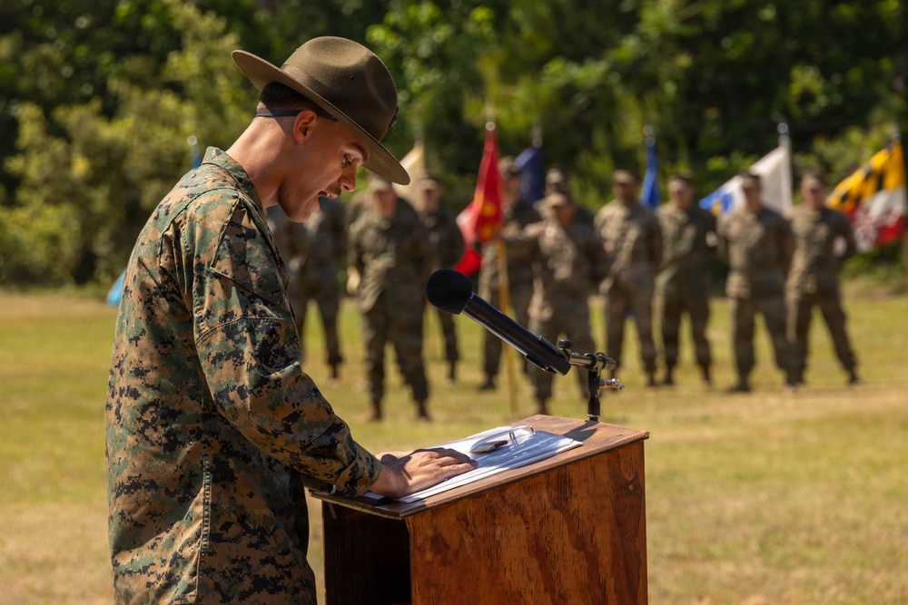 Weapons and Field Training Battalion Relief and appointment