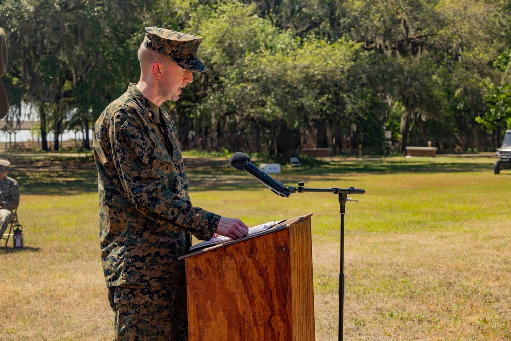 Weapons and Field Training Battalion Relief and appointment