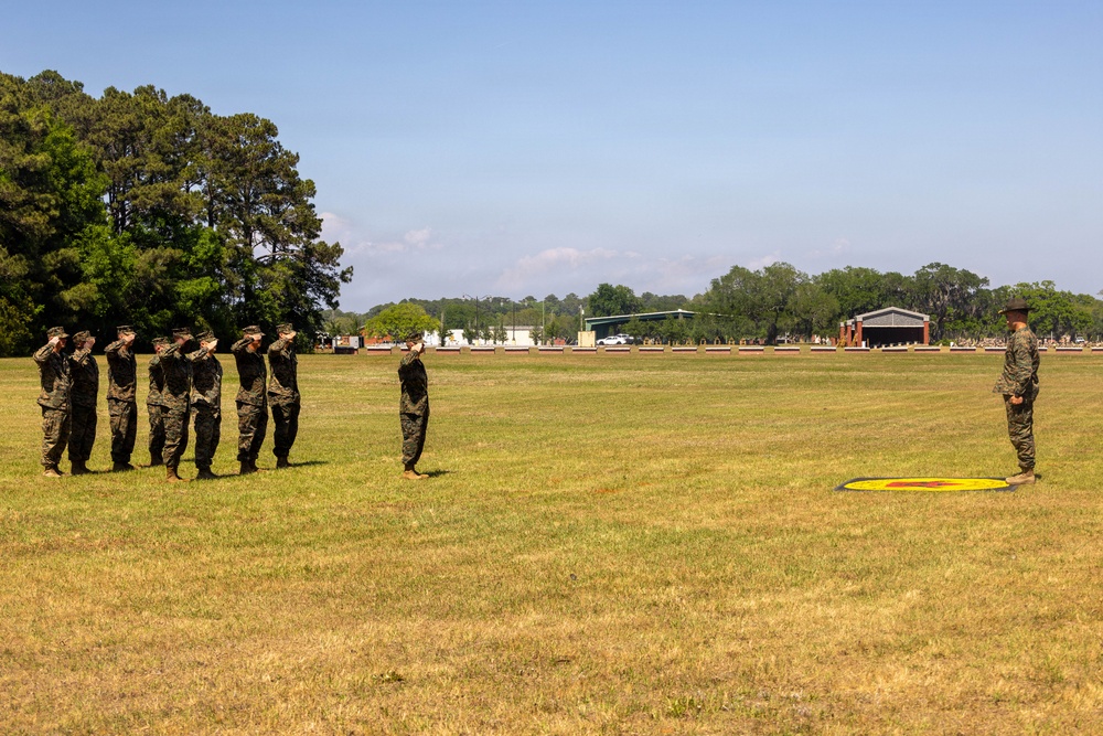 Weapons and Field Training Battalion Relief and appointment