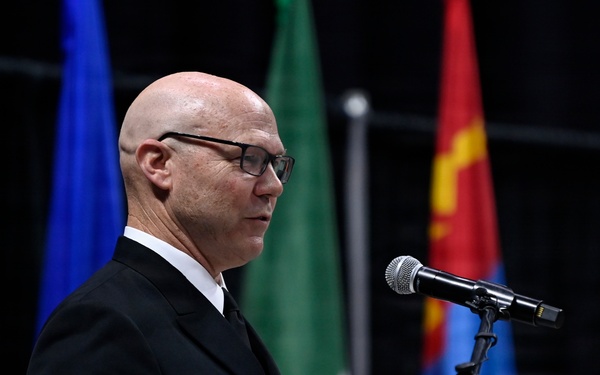 Soldiers Don Green Beret During Special Forces Graduation