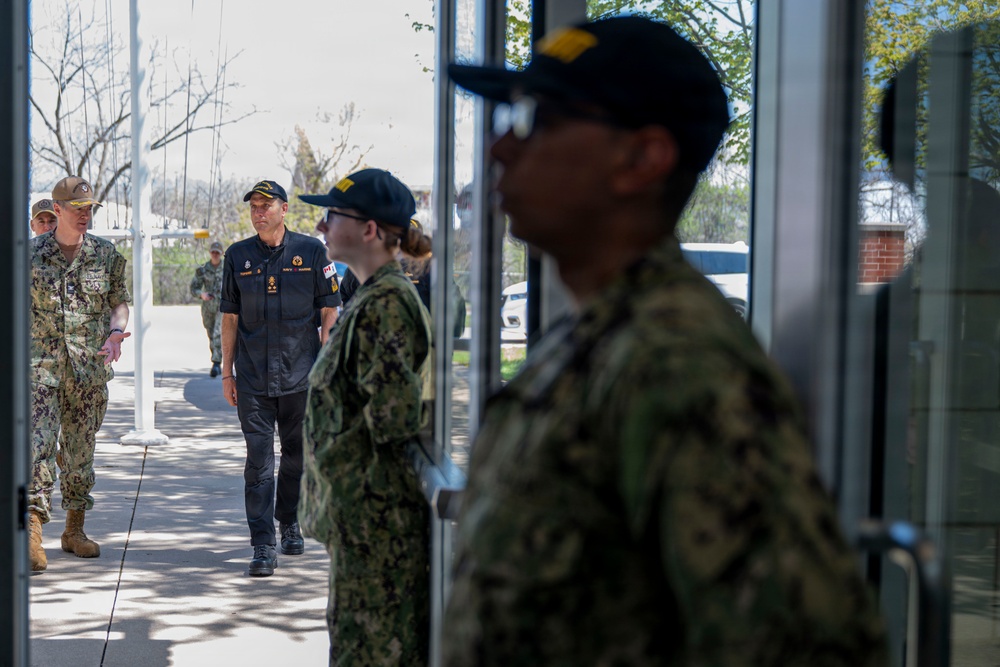 Vice Adm. Angus Topshee Visits Recruit Training Command