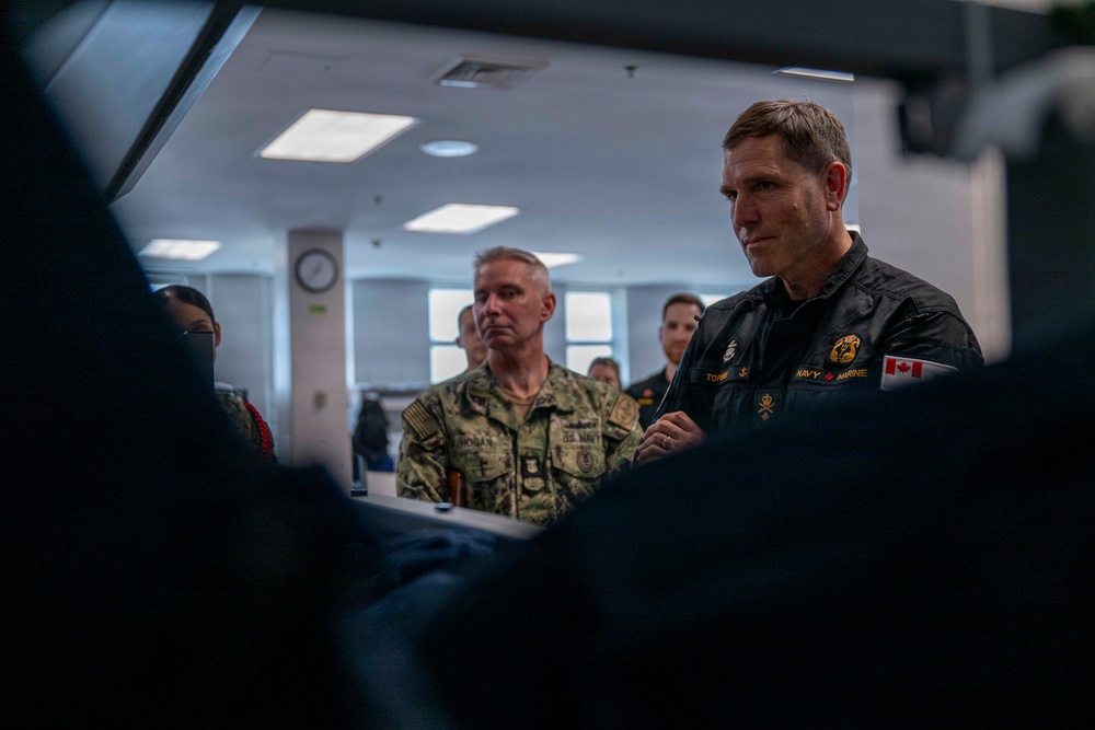 Vice Adm. Angus Topshee Visits Recruit Training Command