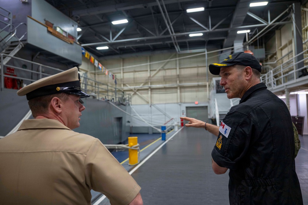 Vice Adm. Angus Topshee Visits Recruit Training Command
