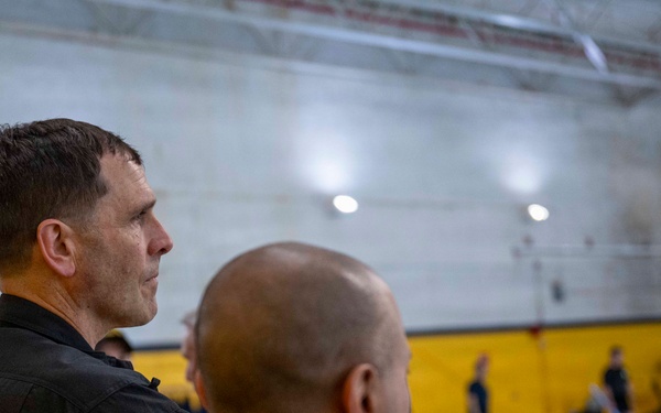 Vice Adm. Angus Topshee Visits Recruit Training Command