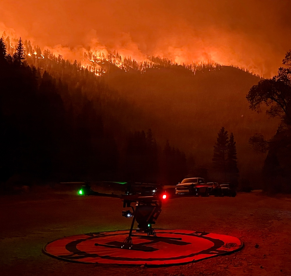 Busy airspace: Record number of consumer drones are keeping firefighters grounded