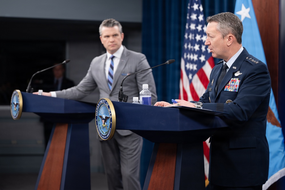 SW, CJCS Hold Operation Epic Fury Presser
