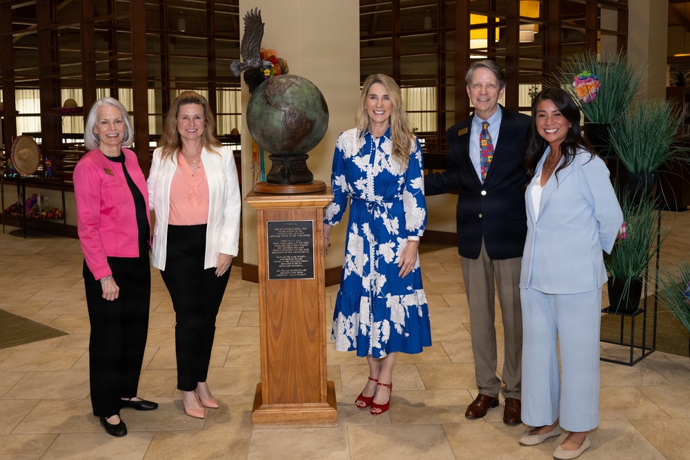 Mrs. Cindy Wilsbach tours Blue Skies of Texas facilities