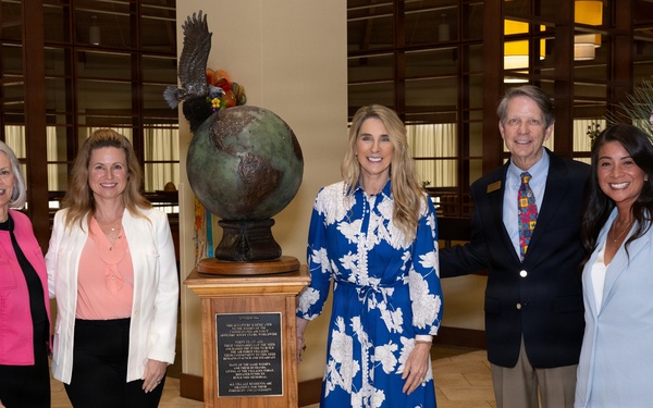 Mrs. Cindy Wilsbach tours Blue Skies of Texas facilities