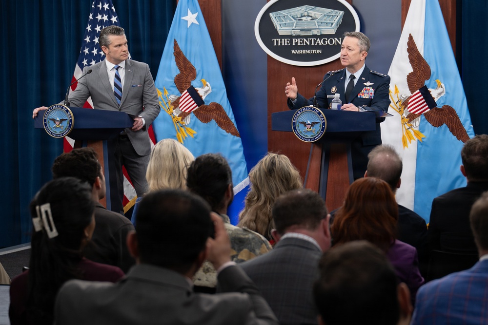 SW, CJCS Hold Operation Epic Fury Presser
