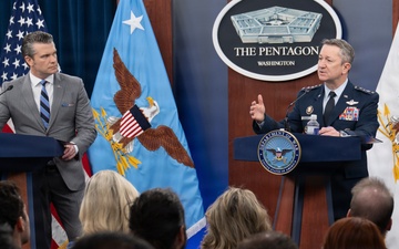 SW, CJCS Hold Operation Epic Fury Presser