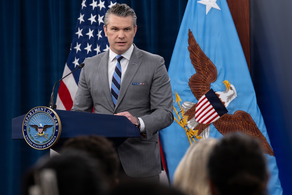 SW, CJCS Hold Operation Epic Fury Presser