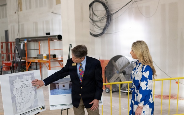 Mrs. Cindy Wilsbach tours Blue Skies of Texas facilities