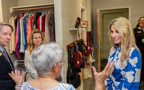 Mrs. Cindy Wilsbach tours Blue Skies of Texas facilities