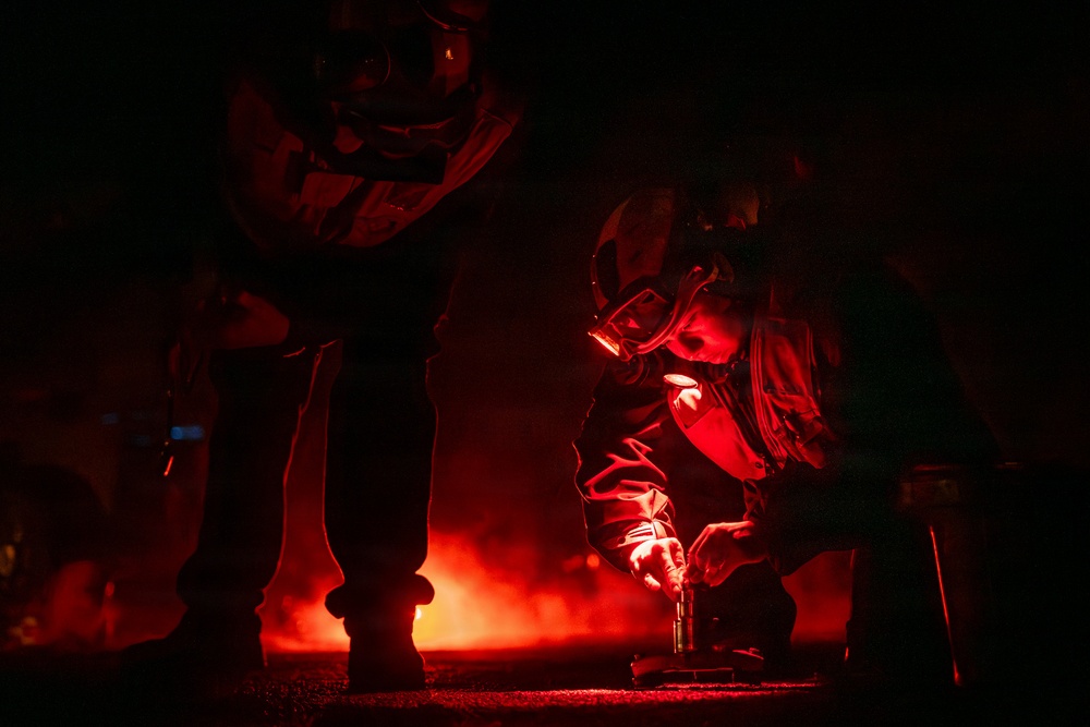 USS Theodore Roosevelt Maintenance
