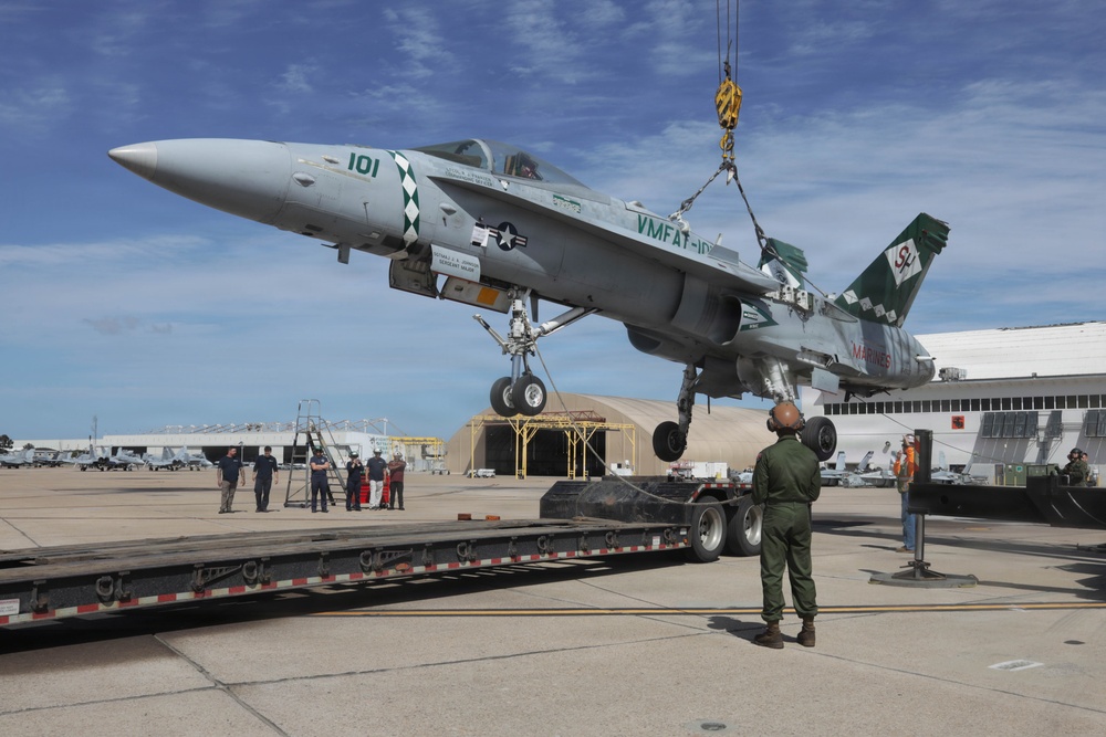 Devilfish hoist stricken aircraft