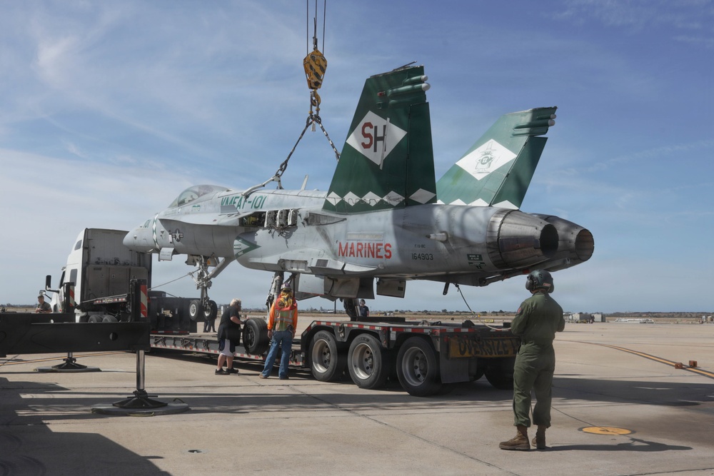 Devilfish hoist stricken aircraft