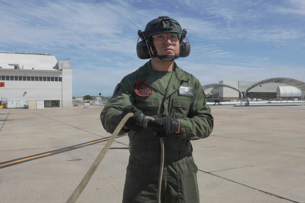 Devilfish hoist stricken aircraft