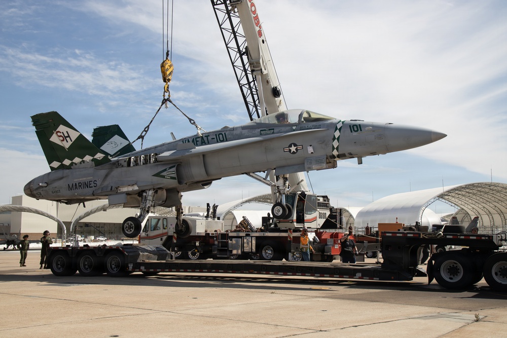 Devilfish hoist stricken aircraft