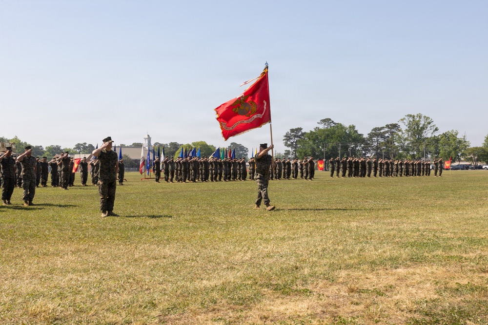 1st Battalion, 8th Marines Change of Command Ceremony