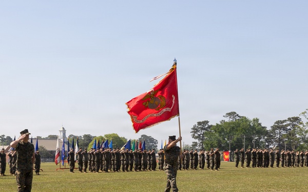 1st Battalion, 8th Marines Change of Command Ceremony