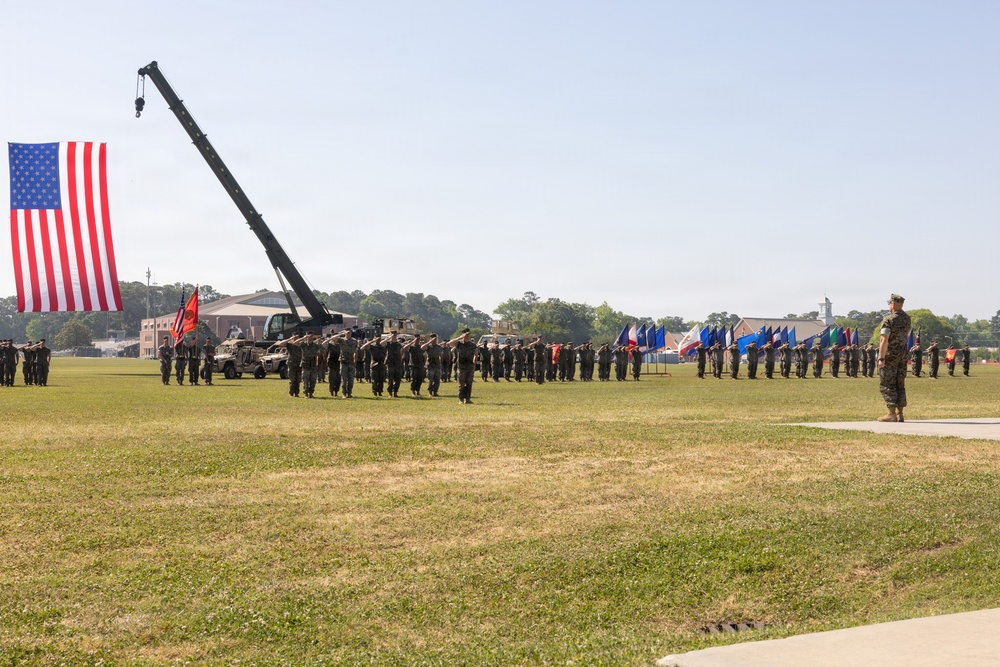 1st Battalion, 8th Marines Change of Command Ceremony