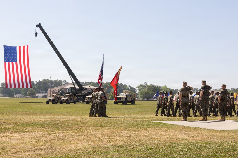 1st Battalion, 8th Marines Change of Command Ceremony