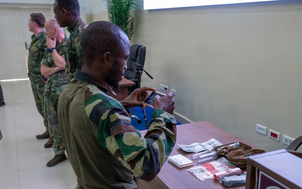 Obangame Express 2026 participants conduct VBSS SMEE