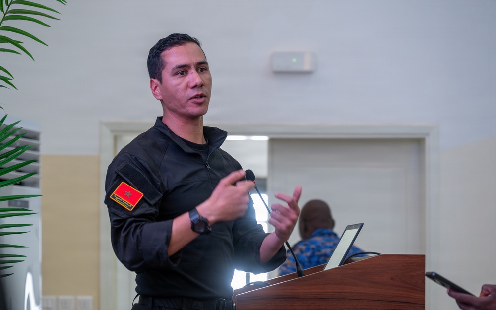 Obangame Express 2026 participants conduct VBSS SMEE