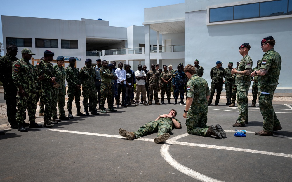 Obangame Express 2026 Tactical Combat Casualty Care Training