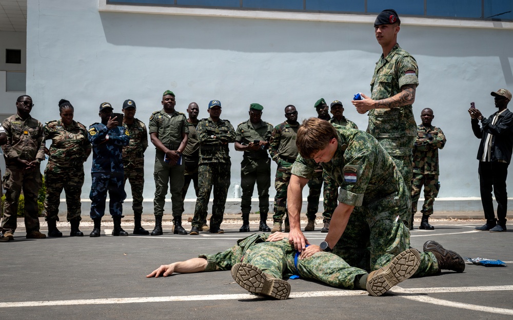 Obangame Express 2026 Tactical Combat Casualty Care Training