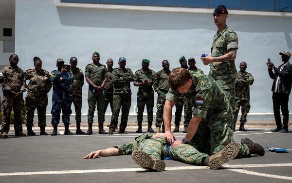 Obangame Express 2026 Tactical Combat Casualty Care Training